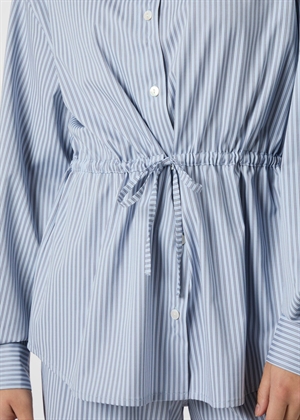 Solei striped skjorte Lyseblå Neo Noir 